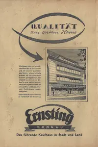 Festzeitschrift 1959 - Rückseite
